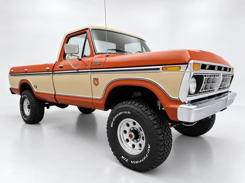 1977 Ford F-250 Ranger 4×4 4-Speed